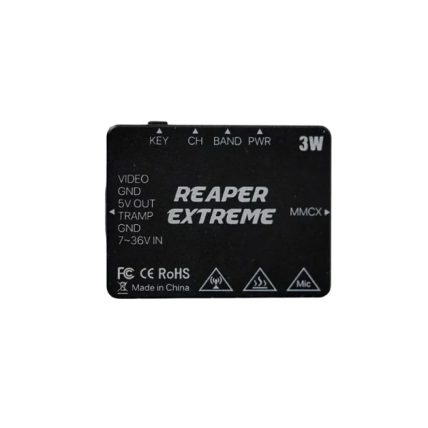 Original Foxeer 5,8G Reaper Extreme 3W 72CH VTx Video Racing Drone Accesorios Drone Vtx